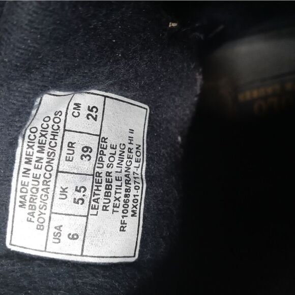 Polo Ralph Lauren boots big boys size 6 - Picture 6 of 7